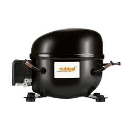 [14100177] Compresor CUBIGEL España 1/6 HP 1.634 BTU/h R-134a 110V HMBP GL45TE