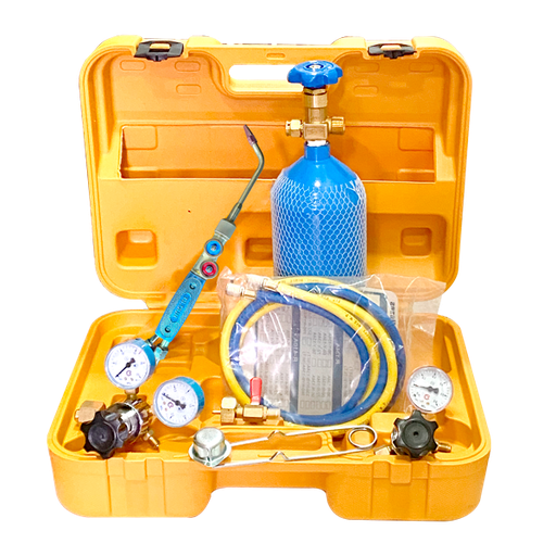 [12330038] Equipo para soldar portatil con bombonas y estuche plastico RGC-1411