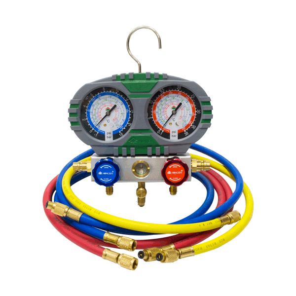 Set Manometro a 4 Vie con Custodia 141657