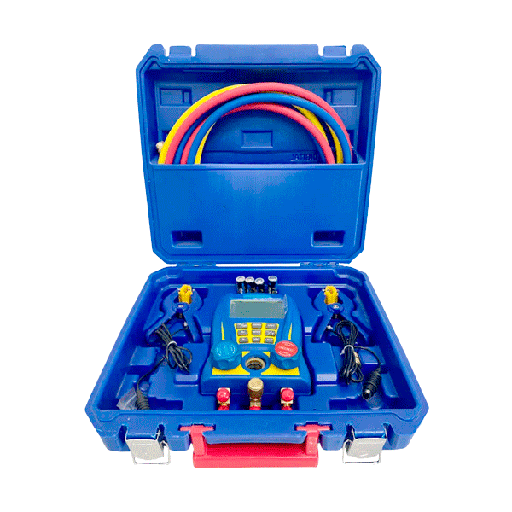 [19450001] Manometro digital 36 refrigerantes con mangueras y pinzas con sonda WK-6889-L DSZH