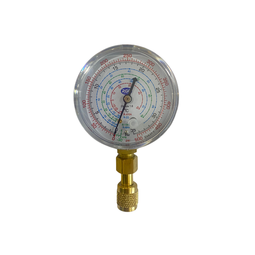 [19450010] Single Gauge R-134a R-404A R-22 female connector 1/4 inch RGC