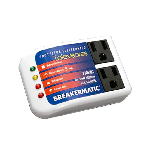 [10281003] Protector electronico domestico televisor 110V PTV110 BREAKERMATIC