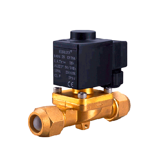 [10400055] Solenoid valve 3/8 in SAE with coil 110V HV8M3 HONGSEN