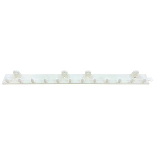 [12290047] Base blanca plastica 60cm para montaje de cortina PVC RGC