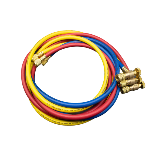 [19470086] Set de mangueras con valvula de seguridad para manometro 60 pulg 4.000 psi 1/4" x 1/4"  MRH-2SV WIPCOOL