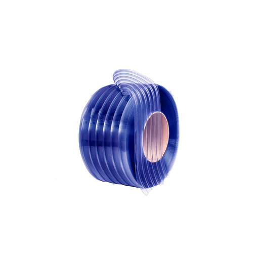 [12290375] Cortina acanalada PvC para cava cuarto -30°+50°c rollo 50 mts 200mm 2mm RGC