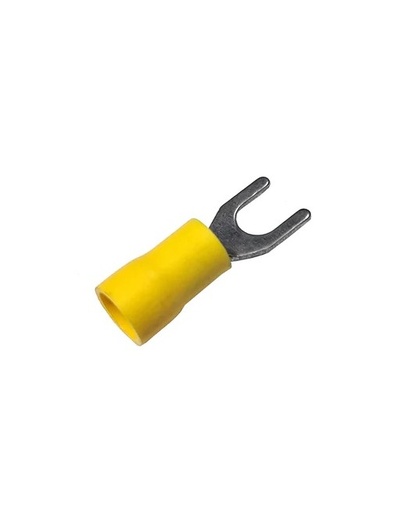 [19550335] Terminal tipo U 12-10 AWG forro amarillo 100 pzs RGC