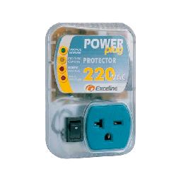 [10281118] Protector electronico a/a 220v con enchufe power plug exceline